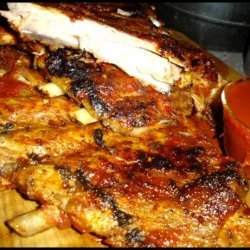 Hot Oven Barbecued Ribs recipe