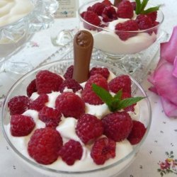 Blushing Maid - German Raspberry Dessert recipe