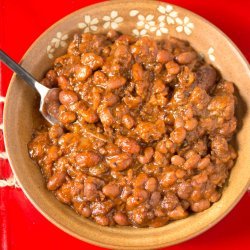 Three Bean Casserole recipe