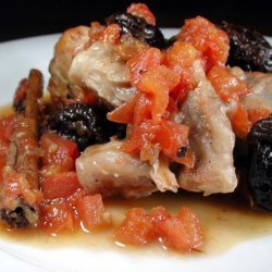 Chicken With Tomatoes and Prunes recipe