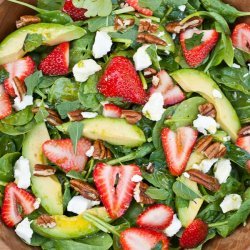 Spinach Salad With Strawberries recipe