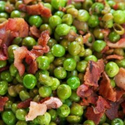Green Peas With Crispy Bacon recipe