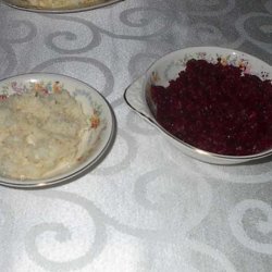 Easter Horseradish and Beets recipe