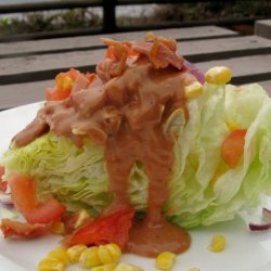 Wedge Salad With Barbecue Ranch Dressing recipe