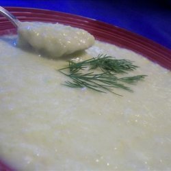 Avgolemono Soup With Leek and Celery recipe