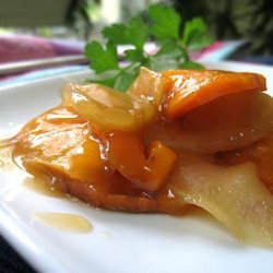 Maple Glazed Apple and Sweet Potato Gratin recipe