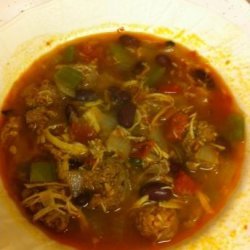 Chicken, Chorizo & Tortilla Soup recipe