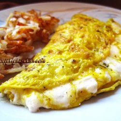Omelet With Lavender and Chèvre recipe