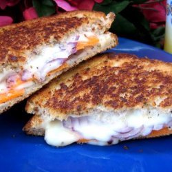 Easy, Spicy, Veggie Grilled Cheese recipe