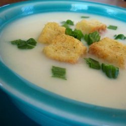 Cauliflower Soup With Croutons recipe