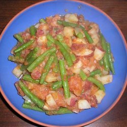 Potatoes, Tomatoes and Beans recipe