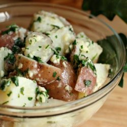 New Potatoes With Garlic, Mint and Butter recipe
