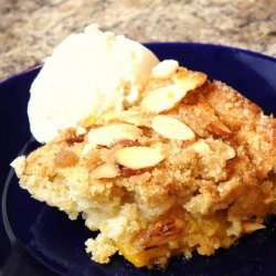 Cracker Barrel Peach Cobbler With Almond Crumble Topping recipe