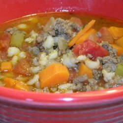 Classic Beef-Barley Soup recipe