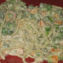 Norwegian Spaghetti Salad With Shrimp recipe