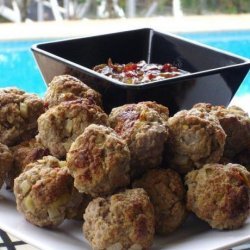 Spicy meatballs with savoury jam recipe