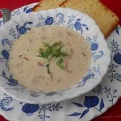 Smoked Mussel Soup recipe