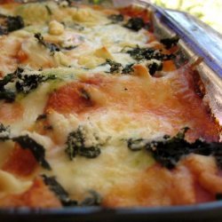 Easy Spinach Lasagne With Pesto and Cheese recipe