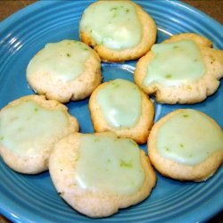 Lime Ginger Butter Cookies recipe
