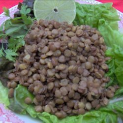 Chilled Lentil Salad with Spicy Vinaigrette recipe