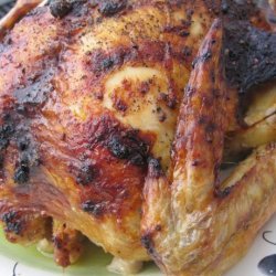 Roast Chicken With Black Pepper Glaze recipe