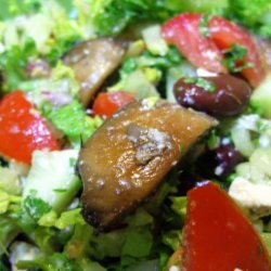 Warm Mushroom Salad With Feta recipe