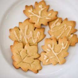 Autumn Maple Leaf Cookies recipe