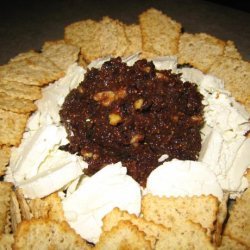Walnut and Fig Tapenade With Goat Cheese recipe