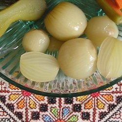 Michael's Slightly Salty Pickled Onions recipe
