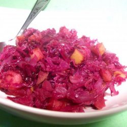 Red Cabbage W/Apples and Grape Jelly recipe