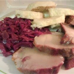 Knedliky - Czech Dumpling with Sauerkraut (Zeli) recipe