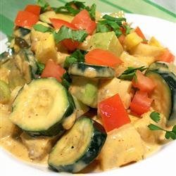 Mexican Veggies with Queso recipe