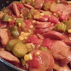 Hearty Creole Okra and Tomatoes recipe