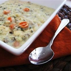 Creamy Chicken and Wild Rice Soup recipe