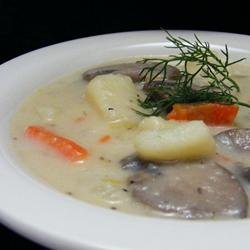 Russian Mushroom and Potato Soup recipe