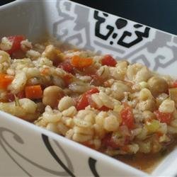 Beaker's Vegetable Barley Soup recipe