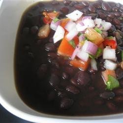 Spicy Slow Cooker Black Bean Soup recipe
