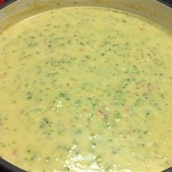 Cheese and Broccoli Chicken Soup recipe