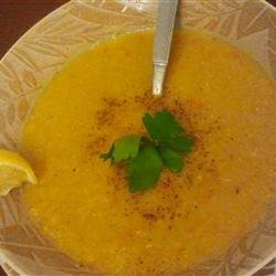 Lebanese-Style Red Lentil Soup recipe