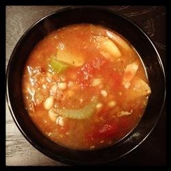 Apple Bacon Tomato Soup recipe