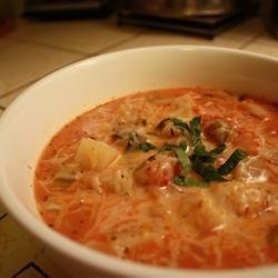 Chunky Tomato Potato Soup recipe