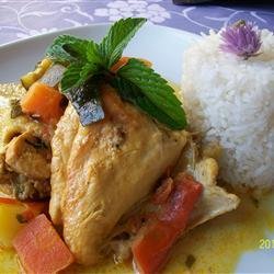 Chicken Stew With Coconut Milk recipe