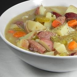 Creamy Kielbasa and Potato Soup recipe
