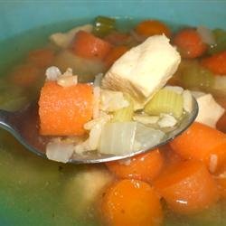 Chicken, Rice and Vegetable Soup recipe