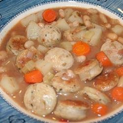 Sausage & White Bean Soup recipe