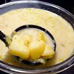 Real Potato Leek Soup recipe