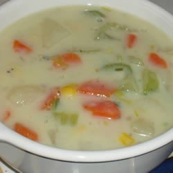 Creamy Vegetable Chowder recipe