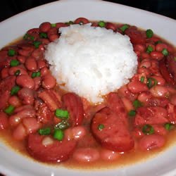 Cajun Style Red Bean and Rice Soup recipe