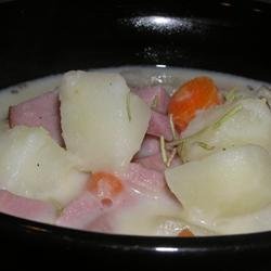 Potato and Ham Soup recipe