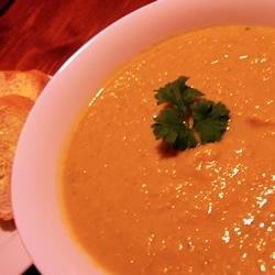 Pumpkin, Sweet Potato, and Leek Soup recipe